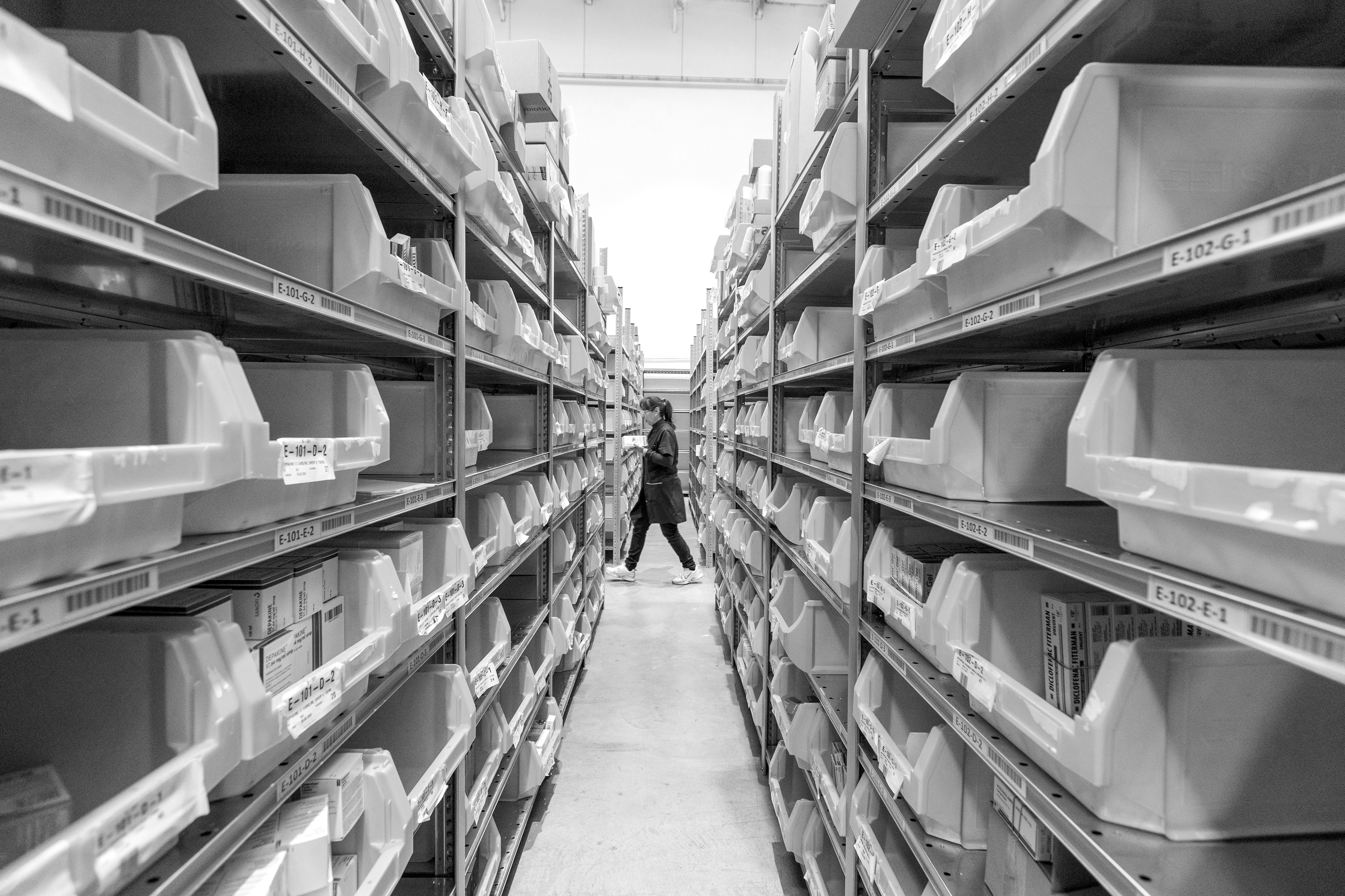European industrial warehouse